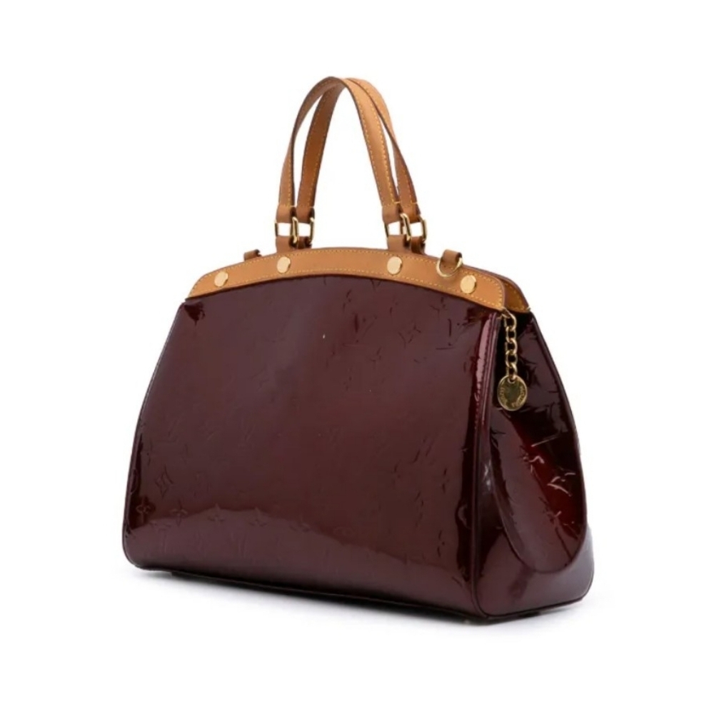 LV Monogram Vernis Brea MM Satchel